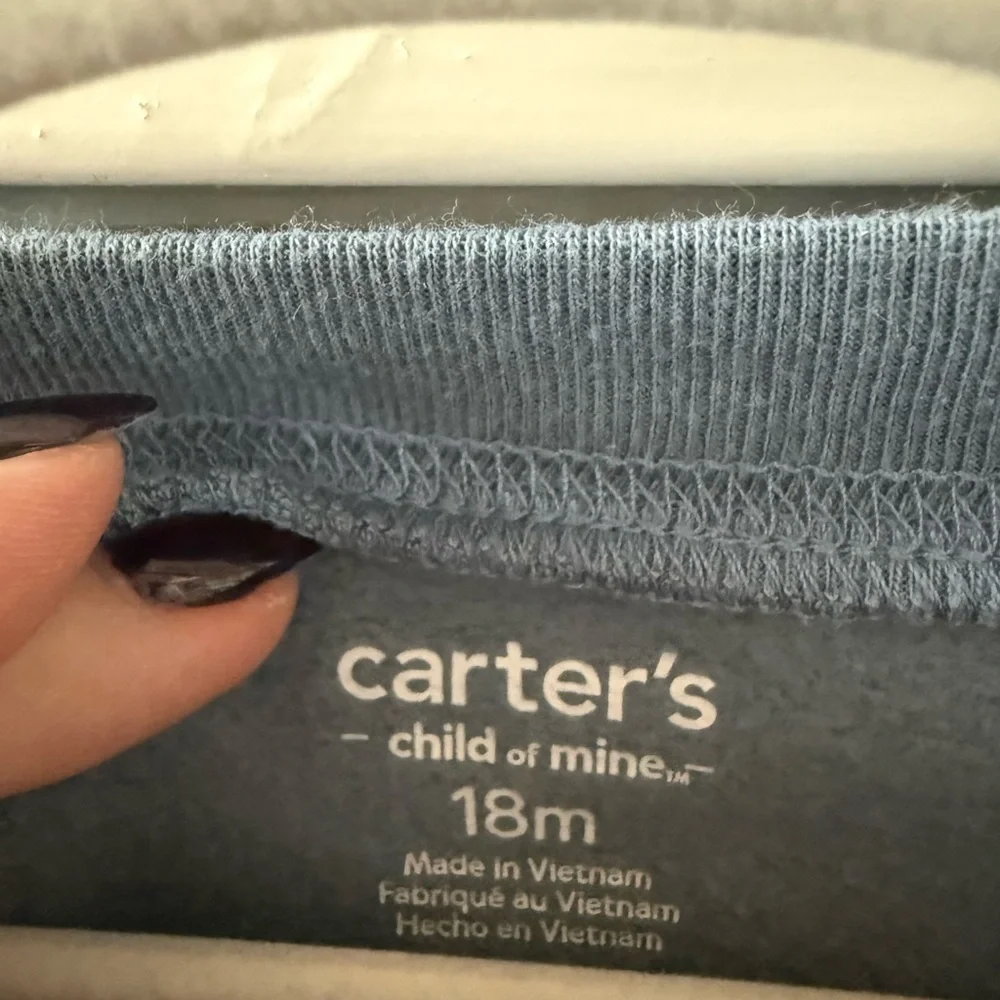 Carter's Blue Dinosaur Sweatshirt and Jogger Set